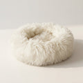 Handmade Natural Sheepskin Calming Pet Bed
