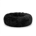 Handmade Natural Sheepskin Calming Pet Bed | Orvica - Black