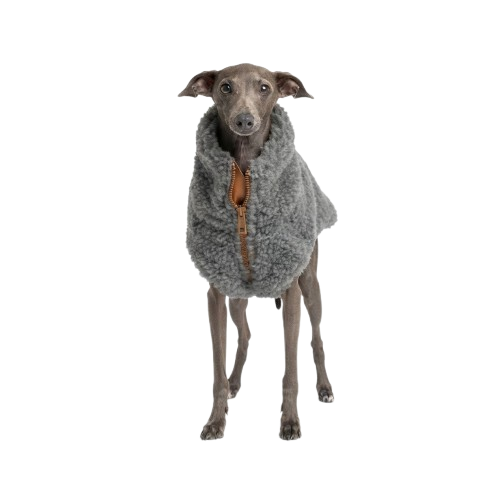 Woolen Dog Vest - Dark Grey