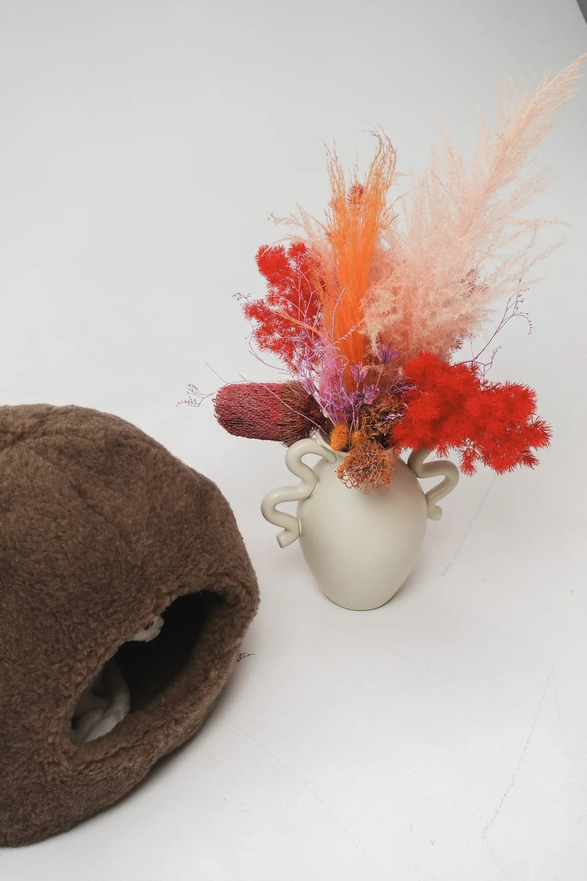 Natural Sheepskin Pet Nest - Beige