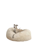 Natural Sheepskin Pet Bed - White