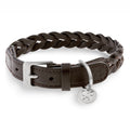 Bergamo Braided Leather Collar - MiaCara