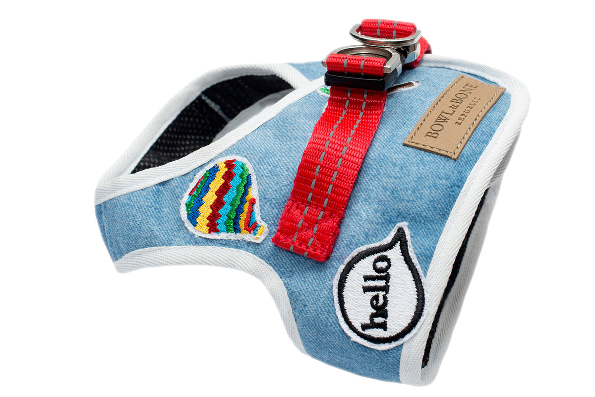 Denim Dog Harness