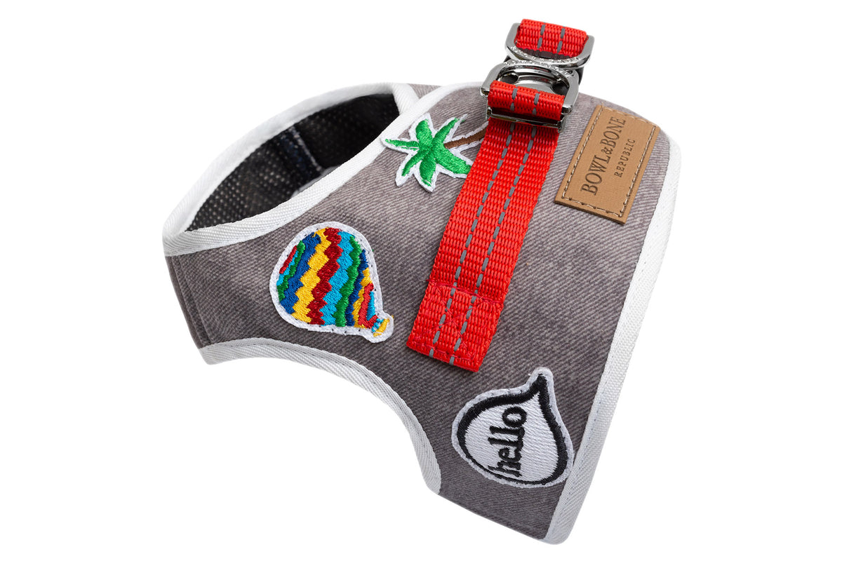 Denim Dog Harness