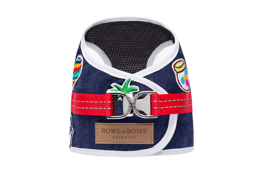 Denim Dog Harness