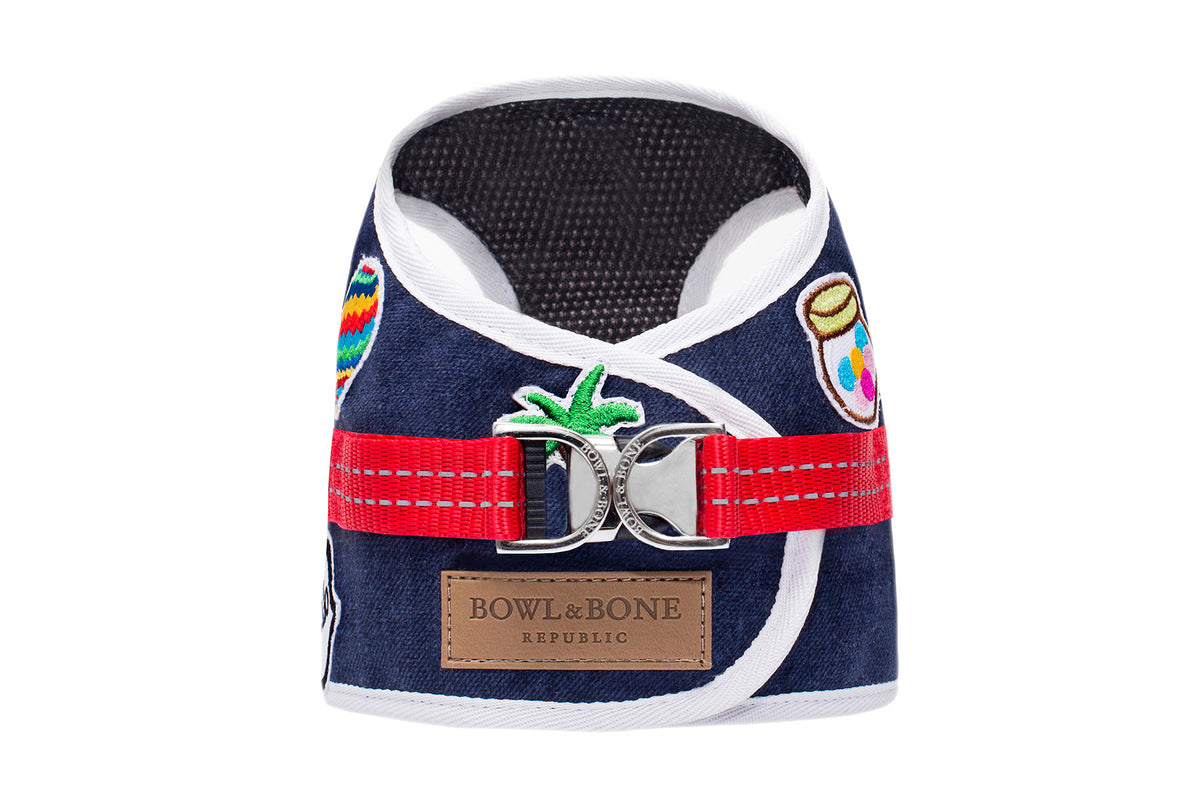 Denim Dog Harness