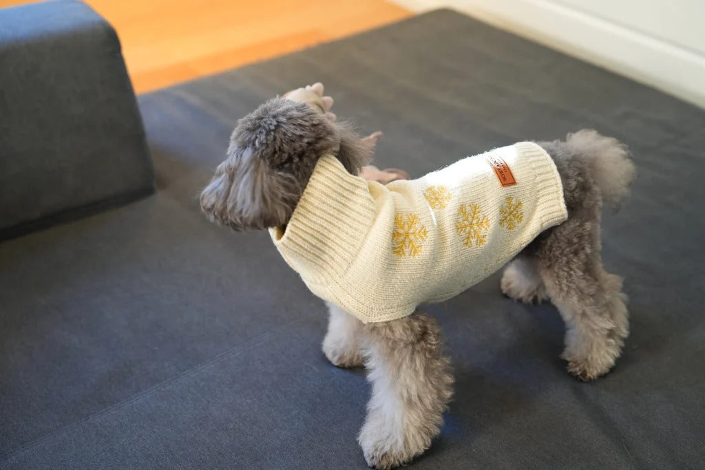 Snowflake Dog Sweater
